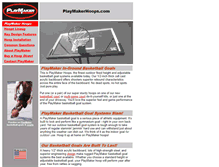 Tablet Screenshot of playmakerhoops.com